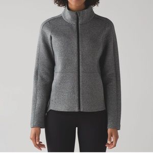 Lululemon Going Places Jacket
Heathered Speckled Black / Black Size 4